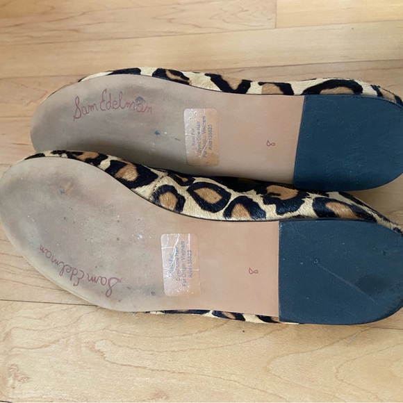Sam Edelman Leopard Print Ballet Flats - Picture 4 of 4
